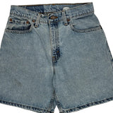Levis Denim Shorts - 27W UK 8 Light Wash Cotton