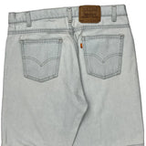 Levis Denim Shorts - 34W 10L Light Wash Cotton