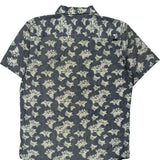 Oakley Short Sleeve Shirt - Medium Blue Cotton