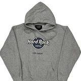 Hard Rock Cafe Hoodie - XL Grey Cotton Blend