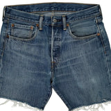 Levis Denim Shorts - 31W 7L Blue Denim