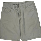 Wrangler Carpenter Shorts - 35W 10L Gray Cotton