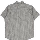 Levis Floral Short Sleeve Shirt - Large White Cotton