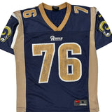 Age 10 Nike Football Jersey - Small Blue Polyester