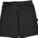 Wrangler Carpenter Shorts - 33W 10L Black Cotton