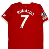 Manchester United 2021/22 Home Adidas Football Football Shirt - 4XL Red Polyester