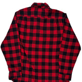 Lee Checked Flannel Shirt - XL Black Cotton