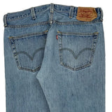 501 Levis Jeans - 36W 31L Light Wash Cotton