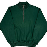 Starter 1/4 Zip - Medium Green Cotton