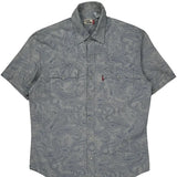 Levis Short Sleeve Shirt - Medium Grey Cotton