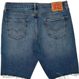 Levis Denim Shorts - 34W 10L Blue Cotton