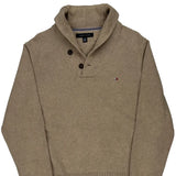 Tommy Hilfiger Jumper - Large Beige Cotton