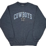 Dallas Cowboys Pro Player Nfl Sweatshirt - Large Gray Polyester Blend