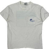 St. Maarten Anvil Graphic T-Shirt - XL White Cotton