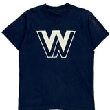 18 Unbranded Single Stitch T-Shirt - Large Navy Cotton