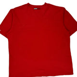Tommy Jeans Striped T-Shirt - 2XL Red Cotton