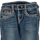 Age 5 True Religion Contrast Stitch Jeans - 2XS Blue Denim