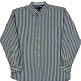 Tommy Hilfiger Striped Shirt - Large Blue Cotton