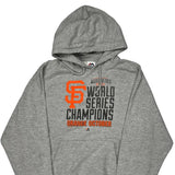 San Francisco Giants Majestic Mlb Hoodie - 2XL Gray Cotton Blend