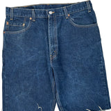 Levis Denim Shorts - 34W 10L Blue Denim