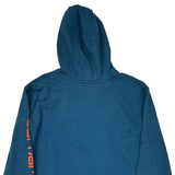 Original Fit Carhartt Spellout Hoodie - XL Blue Cotton