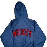 Mickey Mouse Disney Jacket - Large Blue Nylon