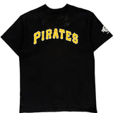 Pittsburgh Pirates Majestic Mlb T-Shirt - Large Black Cotton