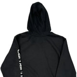 Carhartt Spellout Hoodie - Large Black Cotton