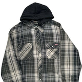 Dickies Checked Jacket - XL Gray Cotton