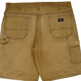 Dickies Carpenter Shorts - 38W 10L Brown Cotton