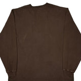 Carhartt Long Sleeve T-Shirt - XL Brown Cotton