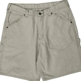 Wrangler Carpenter Shorts - 32W 9L Beige Cotton