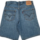 Levis Denim Shorts - 32W 10L Blue Cotton