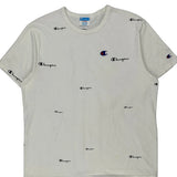 Champion T-Shirt - XL White Cotton