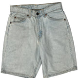 Levis Denim Shorts - 26W UK 6 Light Wash Cotton