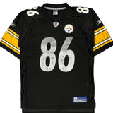 Pittsburgh Steelers Reebok Nfl Football Jersey - Medium Black Polyester