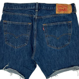 Levis Denim Shorts - 36W 9L Blue Cotton