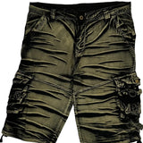 Unbranded Cargo Shorts - 36W 12L Khaki Cotton