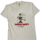 Fruit Of The Loom Single Stitch T-Shirt - XL Cream Cotton