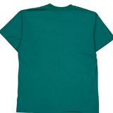 Hanes Single Stitch T-Shirt - Large Green Cotton Blend