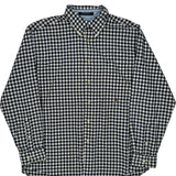 Tommy Hilfiger Checked Shirt - Large Black & White Cotton