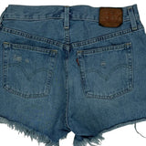 Levis Denim Shorts - 29W UK 10 Light Wash Denim