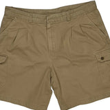 Adventure Wear Camel Cargo Cargo Shorts - 36W 6L Khaki Cotton