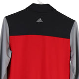 Age 11-12 Adidas 1/4 Zip - Medium Block Colour Polyester