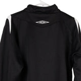 Age 12 Valeer JF Umbro Football 1/4 Zip - XL Black Polyester