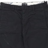 Armani Jeans Shorts - 32W UK 10 Black Cotton
