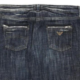 Emporio Armani Jeans - 33W UK 14 Blue Cotton