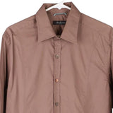 Guess By Marciano Shirt - XL Brown Cotton