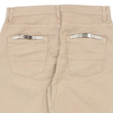 Trussardi Trousers - 30W UK 8 Beige Cotton
