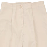 Canda Trousers - 30W UK 12 Cream Cotton